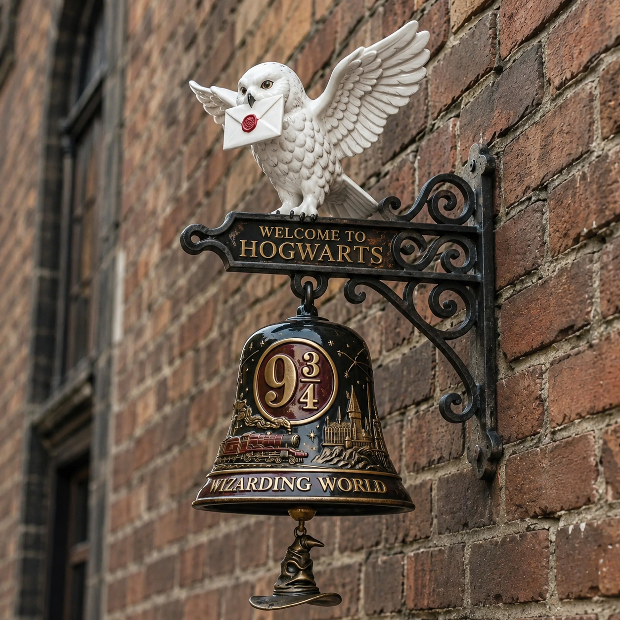 Owl Post Welcome Bell